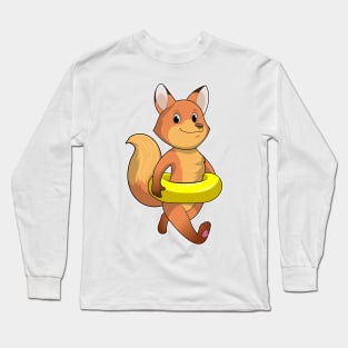 Fox with Lifebuoy Long Sleeve T-Shirt